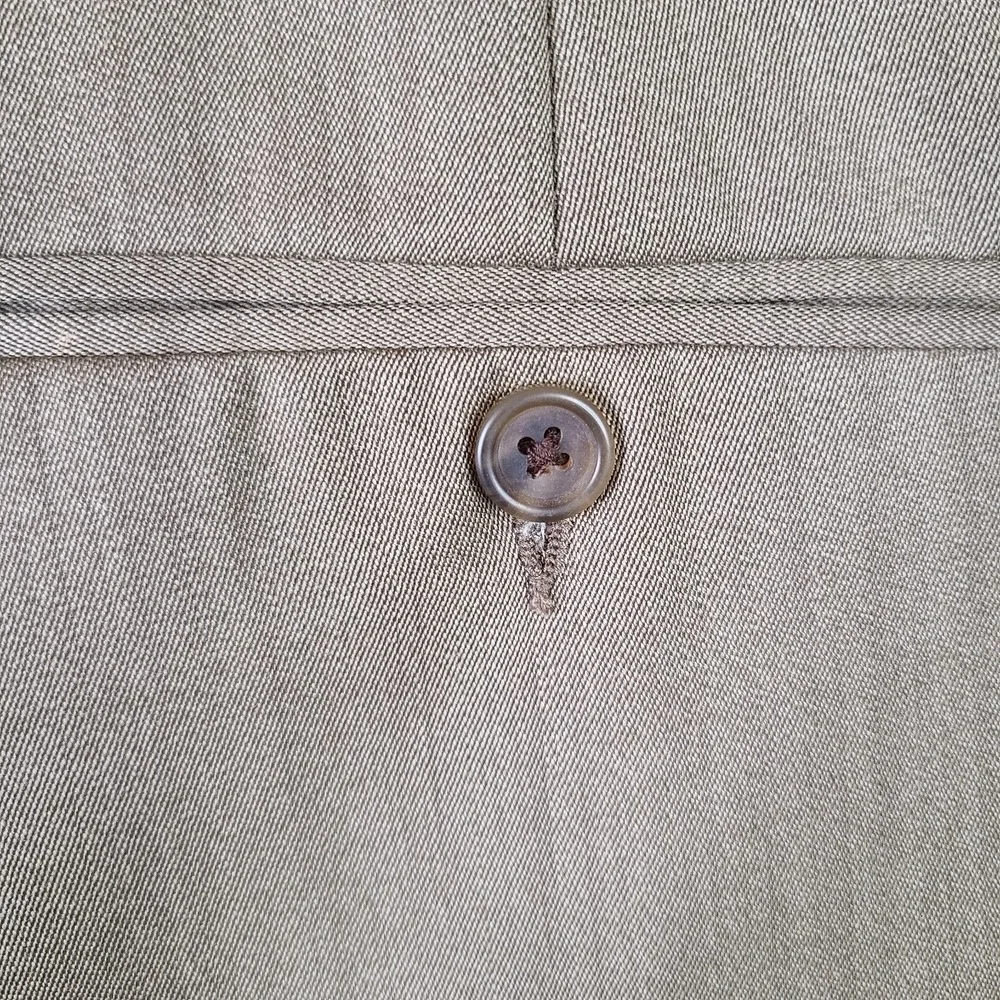 Hart Schaffner‎ Marx Pants Mens 38x26 Tan Wool Pleated Dress Suit Trouser Brown